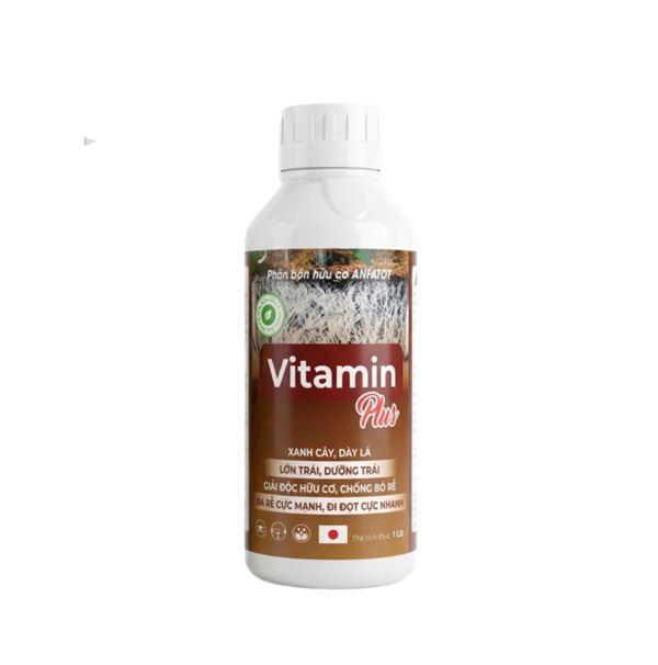 PHÂN BÓN HỮU Vitamin Plus - Kích Rễ Mạnh, Phục Hồi Cây Nhanh