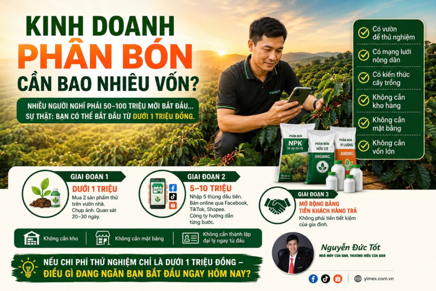 Kinh doanh phân bón cần bao nhiêu vốn