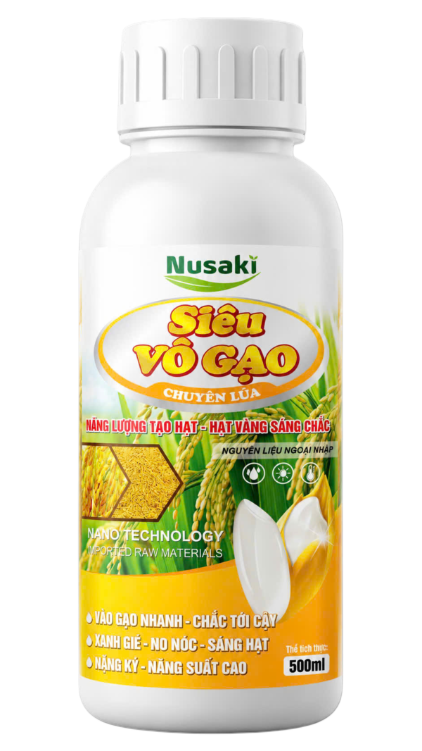 Siêu Vô Gạo – Giải Pháp Chuyên Biệt Cho Giai Đoạn Nuôi Hạt Lúa