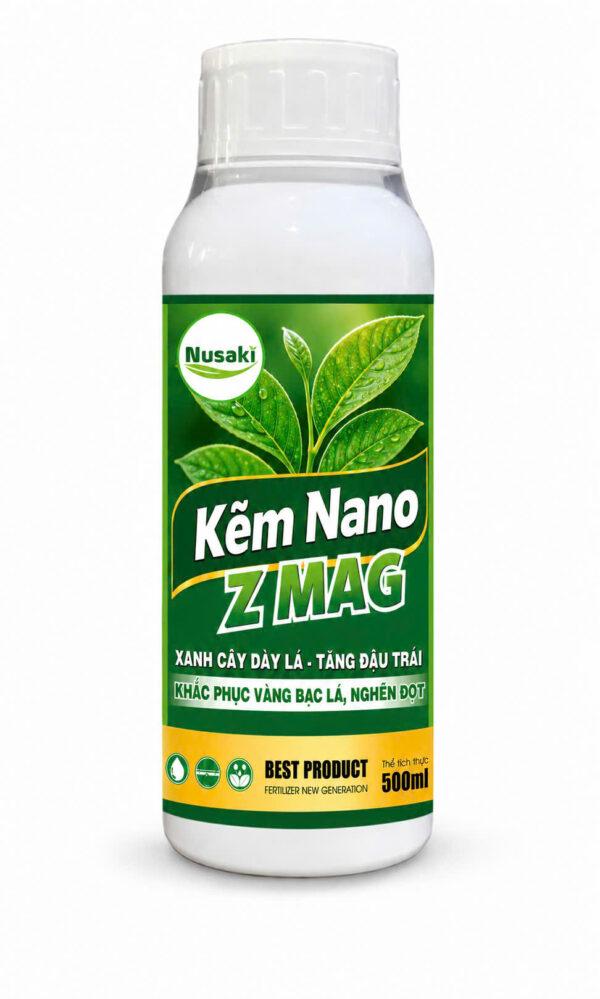 Kẽm Nano ZMAG – Bổ sung Kẽm Nano giúp xanh cây, dày lá, tăng đậu trái