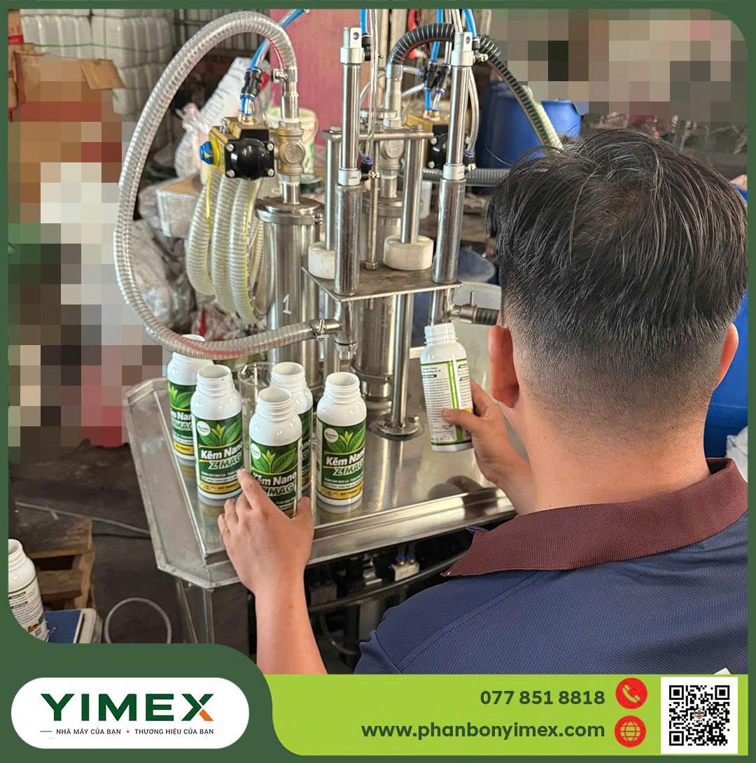 Quy trình gia công phân bón sầu riêng nhãn riêng tại nhà máy Yimex