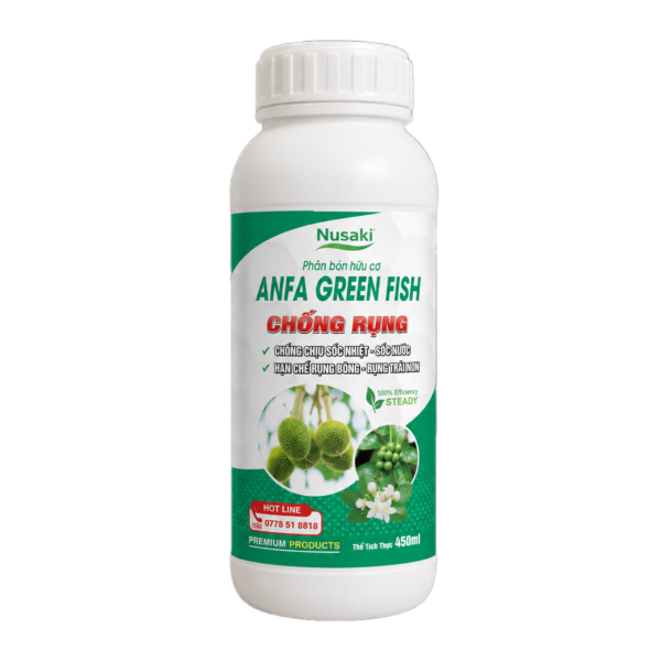 ANFA GREEN FISH – CHỐNG RỤNG | Hỗ trợ hạn chế rụng bông, rụng trái non và tăng sức chống chịu cho cây