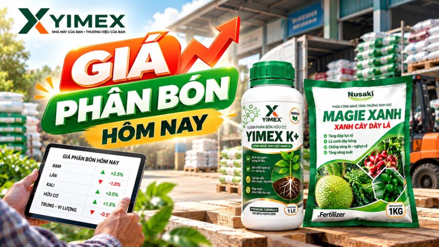 Giá phân bón hôm nay — bảng giá cập nhật cùng Yimex